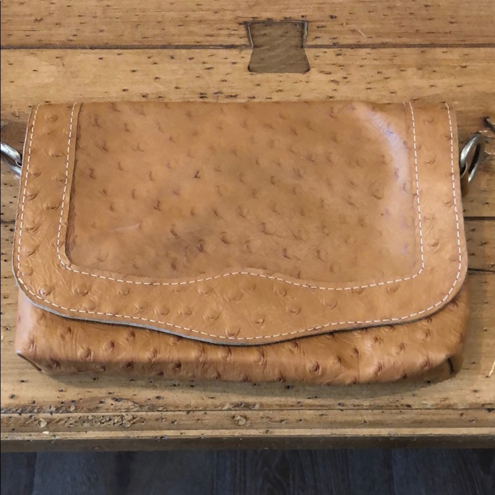 Laneige Clutch Purse. Ostrich Type Leather